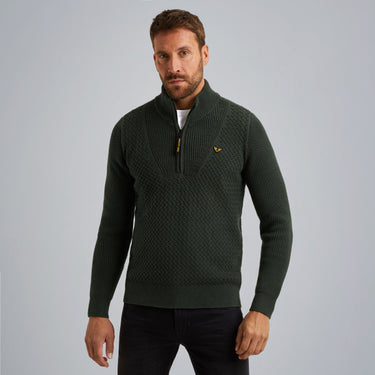PKW2510305 6027 | Pullover mit halbem Reißverschluss